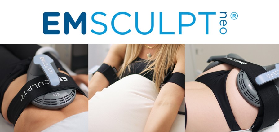 Reduce fat and muscle toning with EMSculpt NEO at New Skin MEdical 